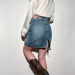 Vintage Paris Blues Jean Skirt